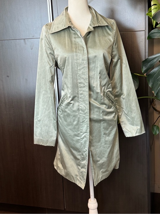 Isda & Co Jackets & Blazers - Trench Coat - Sage Green Women's Trench Coat